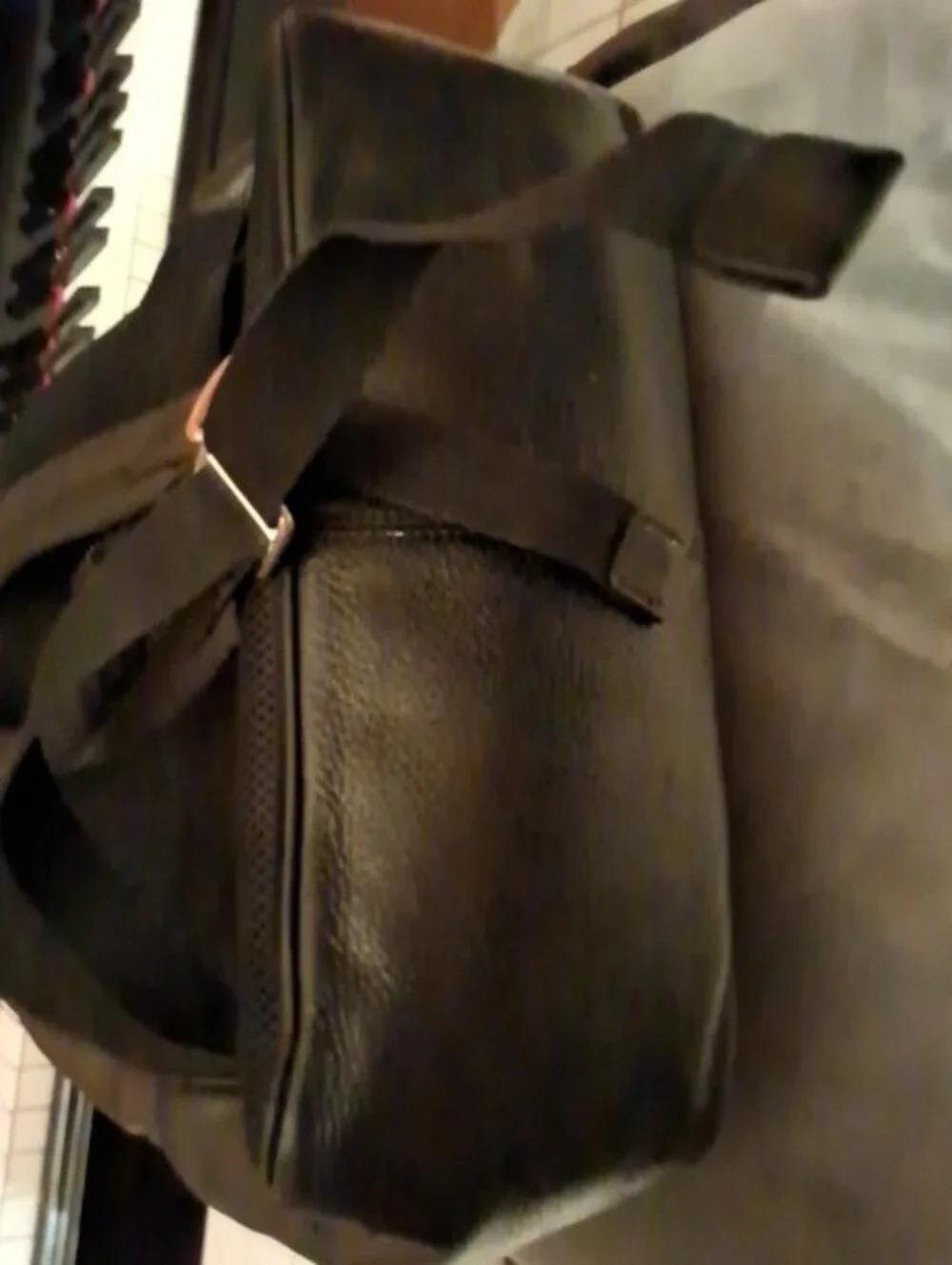 Coach Signature Canvas Backpack in Brown and Black